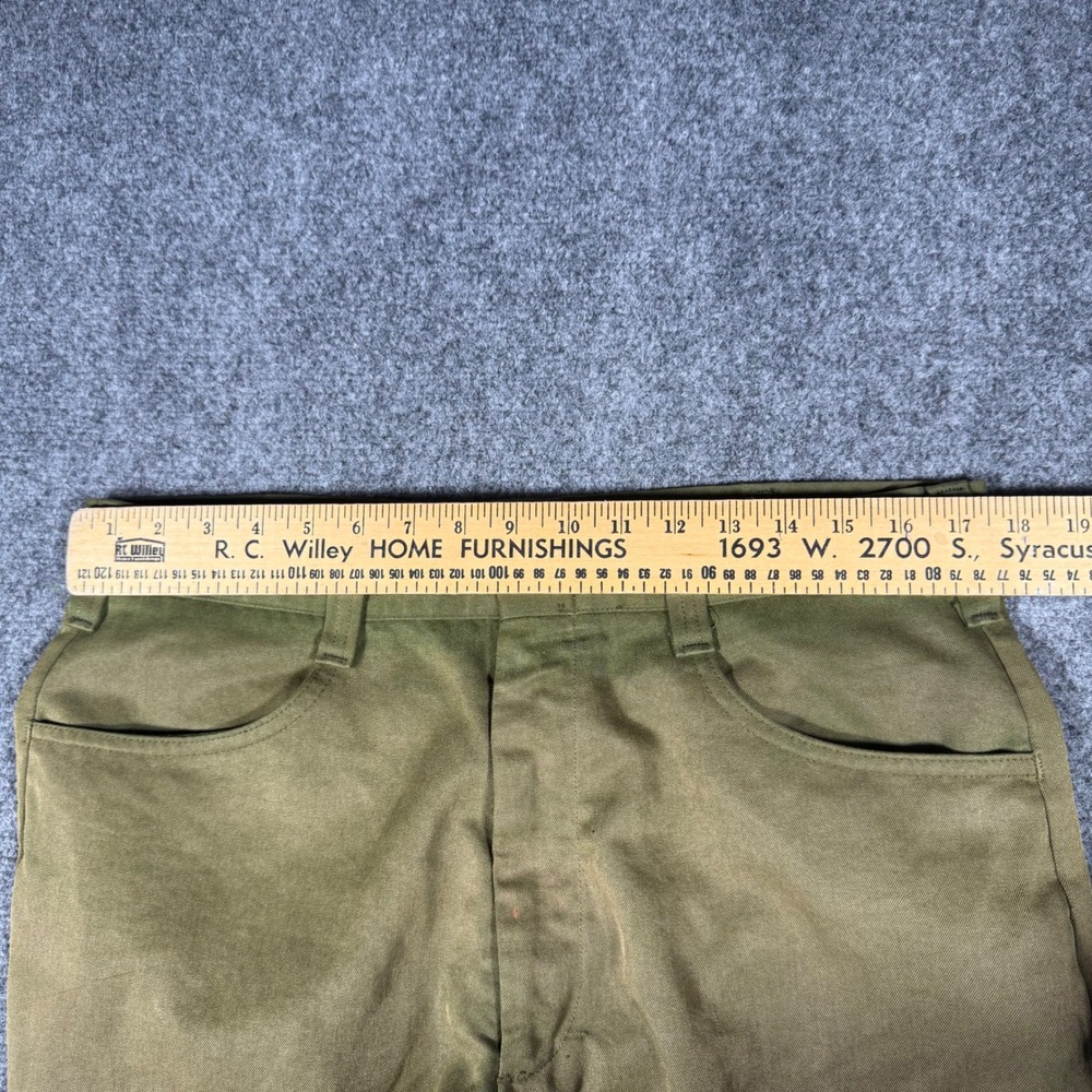 Vintage Wildland Firefighting Pants Men's 34x29 Aramid Green 1989 FSS - Picture 3 of 14